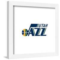Gallery Pops NBA Utah Jazz - Global Logo Wall Art-Trends International-Framed Gallery Pops