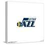 Gallery Pops NBA Utah Jazz - Global Logo Wall Art-Trends International-Stretched Canvas