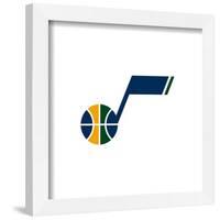 Gallery Pops NBA Utah Jazz - Primary Logo Wall Art-Trends International-Framed Gallery Pops