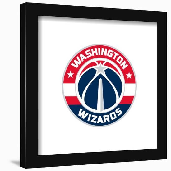 Gallery Pops NBA Washington Wizards - Global Logo Wall Art-Trends International-Framed Gallery Pops