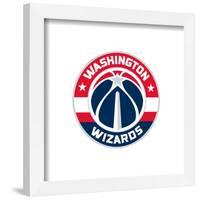 Gallery Pops NBA Washington Wizards - Global Logo Wall Art-Trends International-Framed Gallery Pops