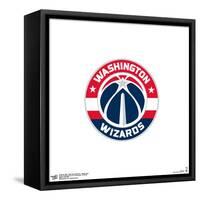 Gallery Pops NBA Washington Wizards - Global Logo Wall Art-Trends International-Framed Stretched Canvas