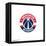 Gallery Pops NBA Washington Wizards - Global Logo Wall Art-Trends International-Framed Stretched Canvas