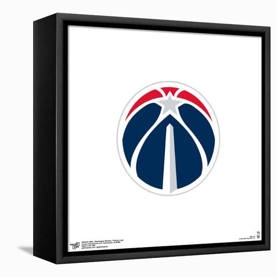 Gallery Pops NBA Washington Wizards - Primary Logo Wall Art-Trends International-Framed Stretched Canvas