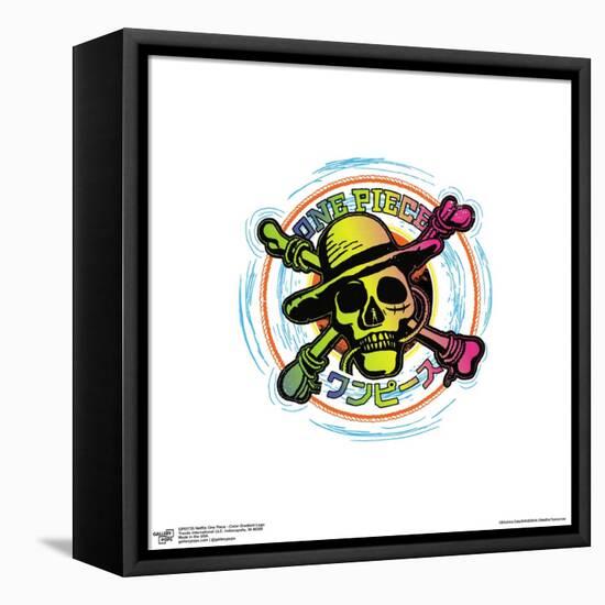 Gallery Pops Netflix One Piece - Color Gradient Logo Wall Art-Trends International-Framed Stretched Canvas