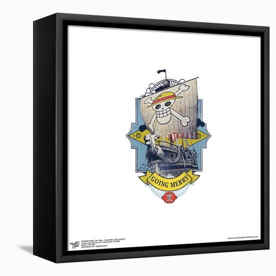 Gallery Pops Netflix One Piece - Going Merry Ship Graphic Wall Art-Trends International-Framed Stretched Canvas