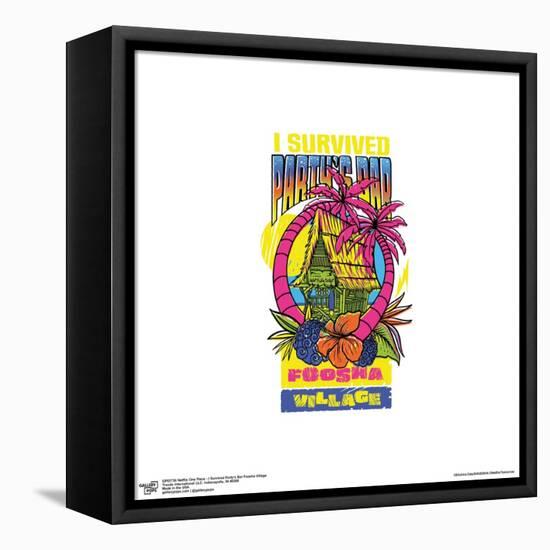 Gallery Pops Netflix One Piece - I Survived Party's Bar Foosha Village Wall Art-Trends International-Framed Stretched Canvas