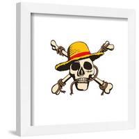 Gallery Pops Netflix One Piece - Jolly Roger Skull And Bones Icon Wall Art-Trends International-Framed Gallery Pops