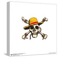 Gallery Pops Netflix One Piece - Jolly Roger Skull And Bones Icon Wall Art-Trends International-Stretched Canvas