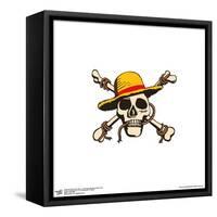 Gallery Pops Netflix One Piece - Jolly Roger Skull And Bones Icon Wall Art-Trends International-Framed Stretched Canvas
