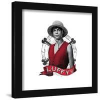 Gallery Pops Netflix One Piece - Luffy Graphic Wall Art-Trends International-Framed Gallery Pops