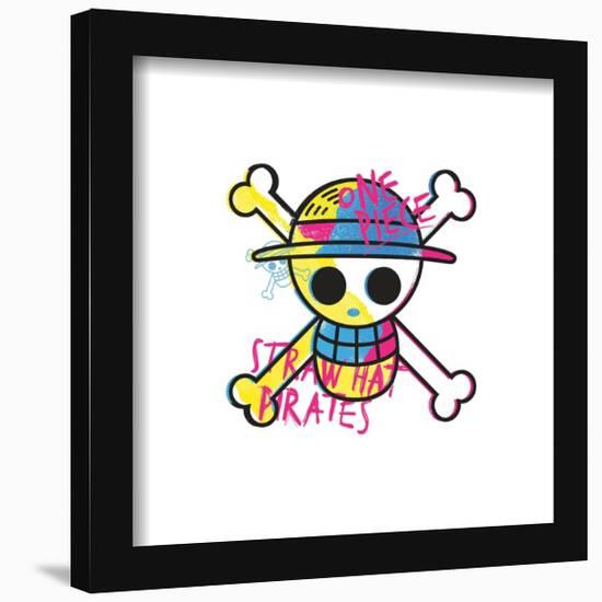 Gallery Pops Netflix One Piece - Straw Hat Pirates Skull Logo Wall Art-Trends International-Framed Gallery Pops