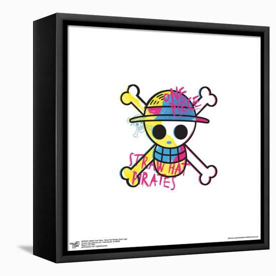 Gallery Pops Netflix One Piece - Straw Hat Pirates Skull Logo Wall Art-Trends International-Framed Stretched Canvas