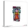 Gallery Pops Netflix Squid Game - Red Light Green Light Doll Graphic Wall Art-Trends International-Stretched Canvas