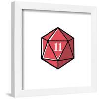 Gallery Pops Netflix Stranger Things - Eleven D20 Wall Art-Trends International-Framed Gallery Pops