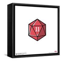 Gallery Pops Netflix Stranger Things - Eleven D20 Wall Art-Trends International-Framed Stretched Canvas