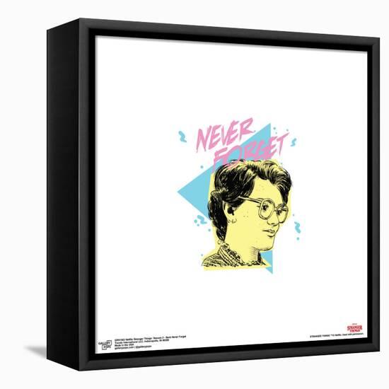 Gallery Pops Netflix Stranger Things: Season 2 - Barb Never Forget Wall Art-Trends International-Framed Stretched Canvas