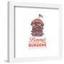 Gallery Pops Netflix Stranger Things: Season 2 - Benny's Burgers Logo Wall Art-Trends International-Framed Gallery Pops