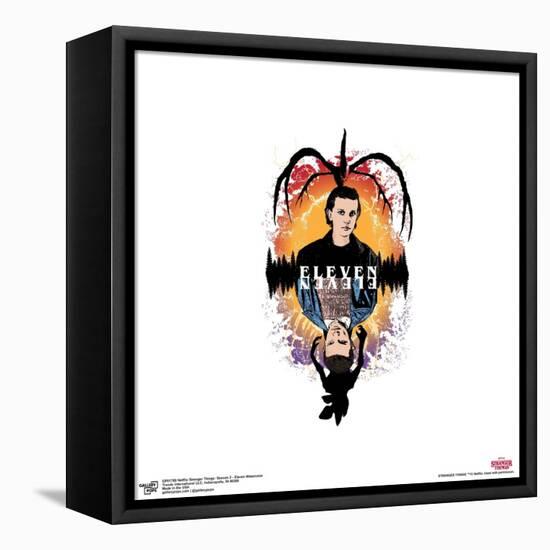 Gallery Pops Netflix Stranger Things: Season 2 - Eleven Watercolor Wall Art-Trends International-Framed Stretched Canvas