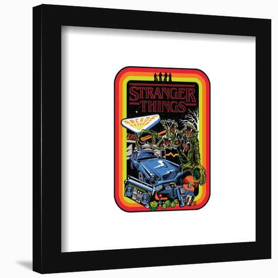 Gallery Pops Netflix Stranger Things: Season 2 - Retro Graphic Wall Art-Trends International-Framed Gallery Pops