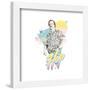 Gallery Pops Netflix Stranger Things: Season 3 - 80s-Style Hopper Graphic Wall Art-Trends International-Framed Gallery Pops