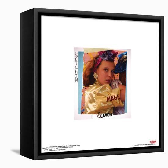 Gallery Pops Netflix Stranger Things: Season 3 - Yearbook - Eleven Wall Art-Trends International-Framed Stretched Canvas