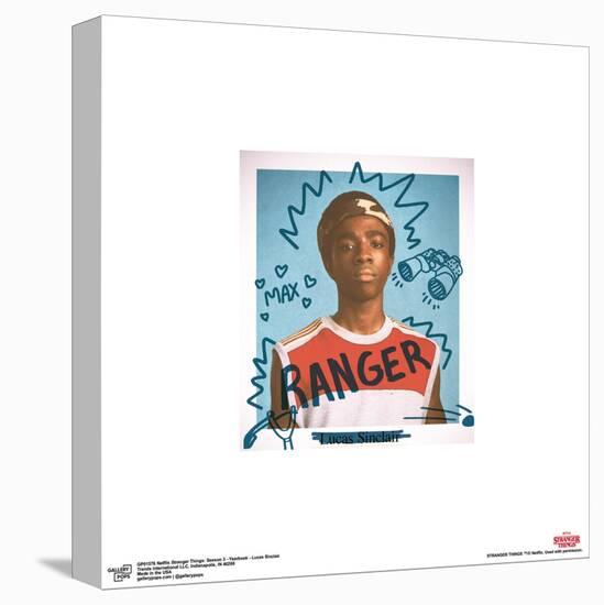 Gallery Pops Netflix Stranger Things: Season 3 - Yearbook - Lucas Wall Art-Trends International-Stretched Canvas