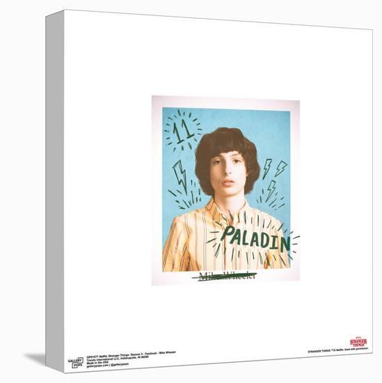 Gallery Pops Netflix Stranger Things: Season 3 - Yearbook - Mike Wheeler Wall Art-Trends International-Stretched Canvas