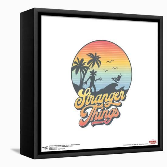 Gallery Pops Netflix Stranger Things: Season 4 - California Dreamin' Wall Art-Trends International-Framed Stretched Canvas