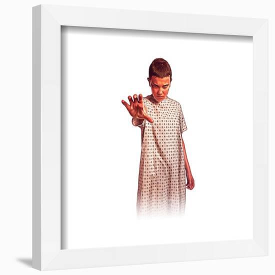 Gallery Pops Netflix Stranger Things: Season 4 - Eleven Hospital Gown Wall Art-Trends International-Framed Gallery Pops