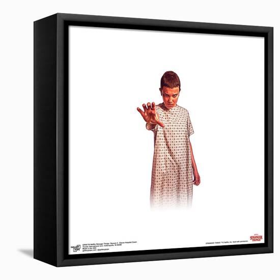 Gallery Pops Netflix Stranger Things: Season 4 - Eleven Hospital Gown Wall Art-Trends International-Framed Stretched Canvas