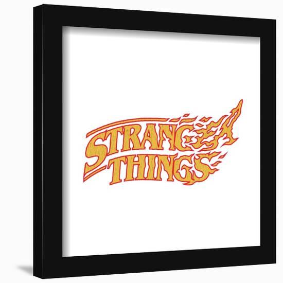 Gallery Pops Netflix Stranger Things: Season 4 - Flame Logo Wall Art-Trends International-Framed Gallery Pops