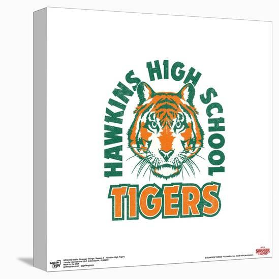 Gallery Pops Netflix Stranger Things: Season 4 - Hawkins High Tigers Wall Art-Trends International-Stretched Canvas