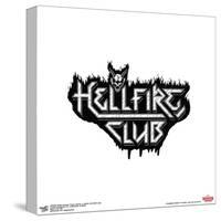 Gallery Pops Netflix Stranger Things: Season 4 - Hellfire Club Metal Logo Wall Art-Trends International-Stretched Canvas