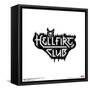 Gallery Pops Netflix Stranger Things: Season 4 - Hellfire Club Metal Logo Wall Art-Trends International-Framed Stretched Canvas