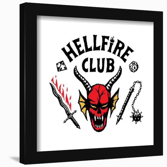 Gallery Pops Netflix Stranger Things: Season 4 - Hellfire Club Wall Art-Trends International-Framed Gallery Pops