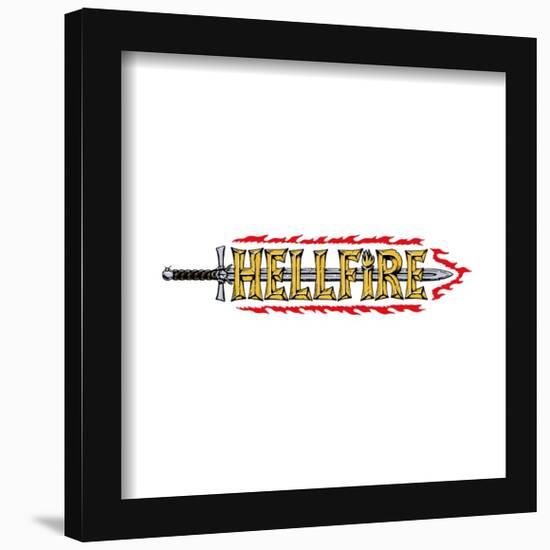 Gallery Pops Netflix Stranger Things: Season 4 - Hellfire Sword Wall Art-Trends International-Framed Gallery Pops