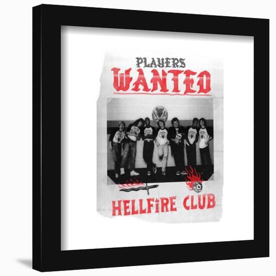 Gallery Pops Netflix Stranger Things: Season 4 - Players Wanted Wall Art-Trends International-Framed Gallery Pops