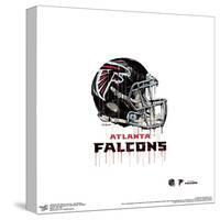 Gallery Pops NFL Atlanta Falcons - Drip Helmet Wall Art-Trends International-Stretched Canvas