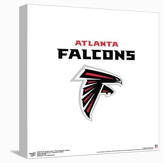 Gallery Pops NFL Atlanta Falcons - Primary Mark Logotype Wall Art-Trends International-Stretched Canvas