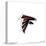 Gallery Pops NFL Atlanta Falcons - Primary Mark Wall Art-Trends International-Stretched Canvas