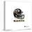 Gallery Pops NFL Baltimore Ravens - Drip Helmet Wall Art-Trends International-Stretched Canvas