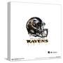 Gallery Pops NFL Baltimore Ravens - Drip Helmet Wall Art-Trends International-Stretched Canvas