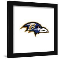 Gallery Pops NFL Baltimore Ravens - Primary Mark Wall Art-Trends International-Framed Gallery Pops