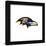 Gallery Pops NFL Baltimore Ravens - Primary Mark Wall Art-Trends International-Framed Gallery Pops