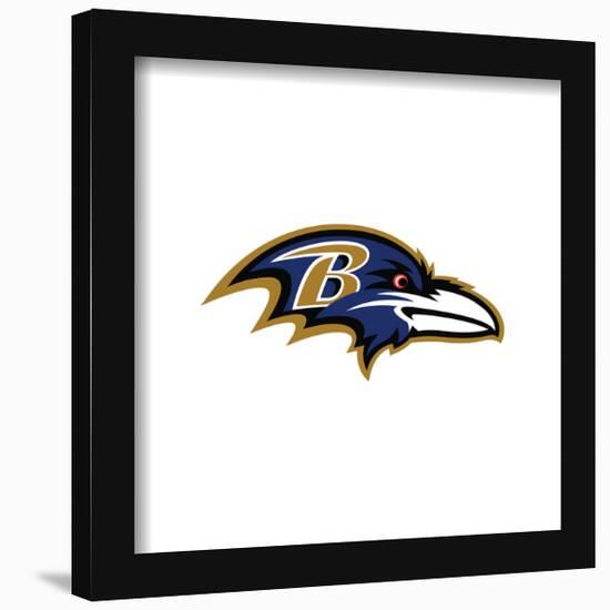Gallery Pops NFL Baltimore Ravens - Primary Mark Wall Art-Trends International-Framed Gallery Pops