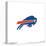 Gallery Pops NFL Buffalo Bills - Primary Mark Wall Art-Trends International-Stretched Canvas