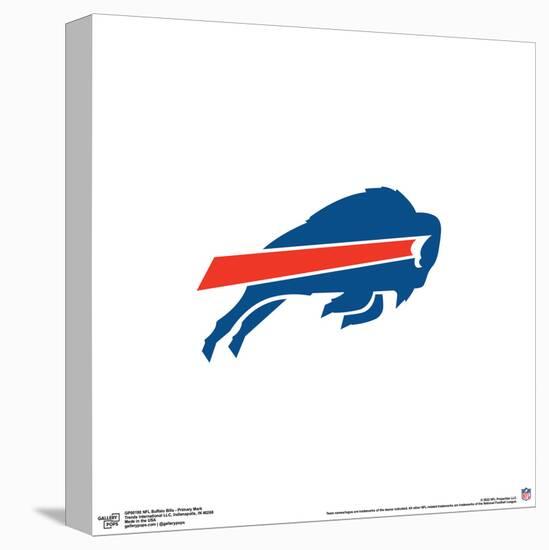 Gallery Pops NFL Buffalo Bills - Primary Mark Wall Art-Trends International-Stretched Canvas