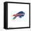 Gallery Pops NFL Buffalo Bills - Primary Mark Wall Art-Trends International-Framed Stretched Canvas