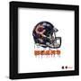 Gallery Pops NFL Chicago Bears - Drip Helmet Wall Art-Trends International-Framed Gallery Pops
